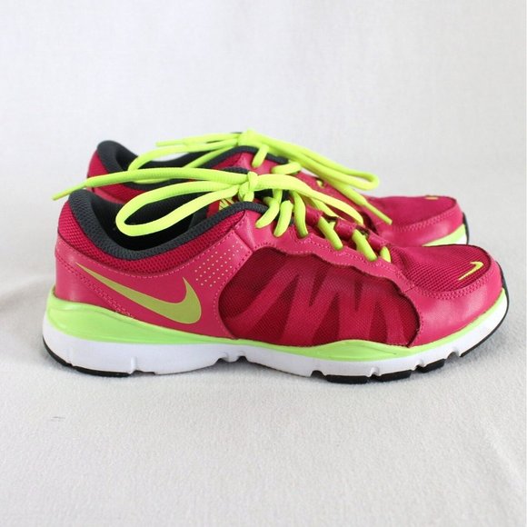 Nike Training Flex TR2 Shoes Womens 6 Pink Neon Athletic Running 511332-632 - Picture 5 of 10